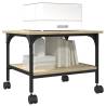 2-Tier Printer Stand Sonoma Oak - Organize Your Workspace