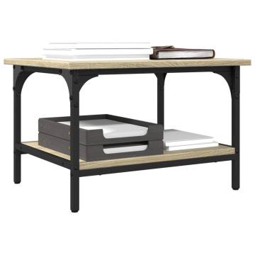 2-Tier Printer Stand Sonoma Oak - Organize Your Workspace