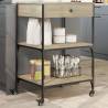 Kitchen Trolley Sonoma Oak - Stylish Storage Solution