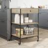 Kitchen Trolley Sonoma Oak - Stylish Storage Solution