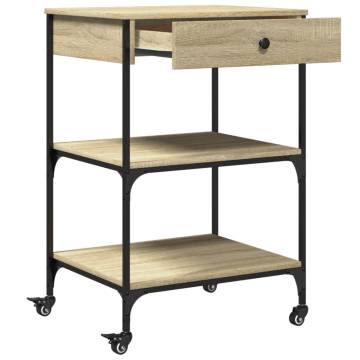 Kitchen Trolley Sonoma Oak - Stylish Storage Solution