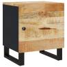 Solid Wood Mango Bedside Cabinet - Industrial Charm | Hipomarket