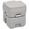 Portable Camping Toilet Grey 20+10 L Size 20 + 10 l 