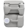 Portable Camping Toilet Grey 20+10 L - Ideal for Outdoor Use