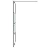 Walk-in Shower Wall Black 100x195 cm - Modern ESG Glass