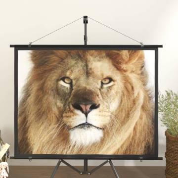 Projection Screen 60" 4:3 - Perfect for Home & Office