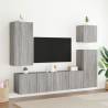 Stylish Grey Sonoma Wall-Mounted TV Cabinet | HipoMarket