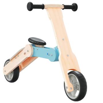 Kids Scooter 2-in-1 Light Blue - Fun & Safe for Ages 2-5