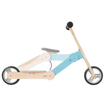 Kids Scooter 2-in-1 Light Blue - Fun & Safe for Ages 2-5