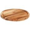 Chopping Board Ø30x2.5 cm Solid Wood Acacia Size 30 x 2.5 cm 