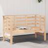 Garden Bench 111.5x53x71 cm Solid Wood Pine Colour natural pine Quantity in Package 1 Number of 