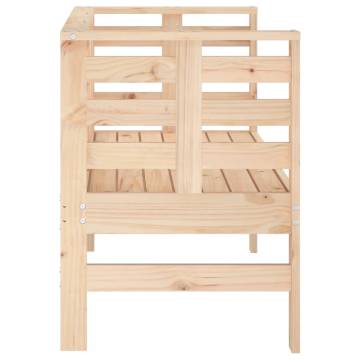 Solid Wood Pine Garden Bench - 111.5x53x71 cm | HipoMarket