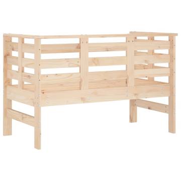 Solid Wood Pine Garden Bench - 111.5x53x71 cm | HipoMarket