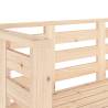 Solid Wood Pine Garden Bench - 111.5x53x71 cm | HipoMarket