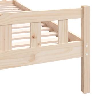 Solid Wood Bed Frame 75x190 cm - Small Single