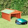 Robotic Lawn Mower Garage 72x87x50 cm Solid Firwood Colour brown Quantity in Package 1 