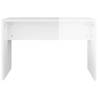 Stylish High Gloss White Dressing Table Set | Hipomarket