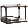 2-Tier Printer Stand in Brown Oak | Organised Workplace Solution