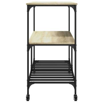 Kitchen Trolley Sonoma Oak - Stylish & Functional Storage Solution