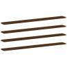 Wall Shelves 4 pcs Brown Oak | Stylish & Durable Storage