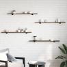 Wall Shelves 4 pcs Brown Oak | Stylish & Durable Storage