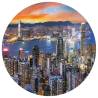 WallArt Wallpaper Circle Skyline by Night - 190 cm