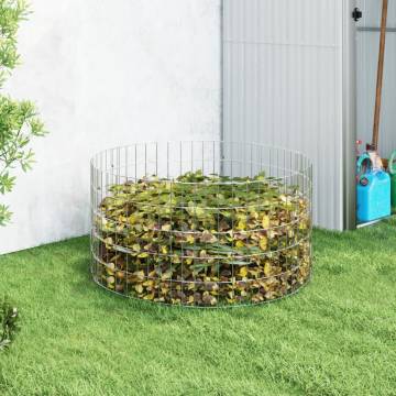 Garden Composter Ø100x50 cm | Rustproof Galvanised Steel