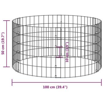 Garden Composter Ø100x50 cm | Rustproof Galvanised Steel