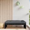 Garden Footstool Black 120x80 cm Solid Wood Pine Colour black pine Quantity in Package 1 Model footrest 