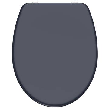 SCHÜTTE Duroplast Toilet Seat – Soft-Close Anthracite