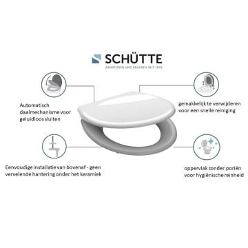 SCHÜTTE Duroplast Toilet Seat – Soft-Close Anthracite