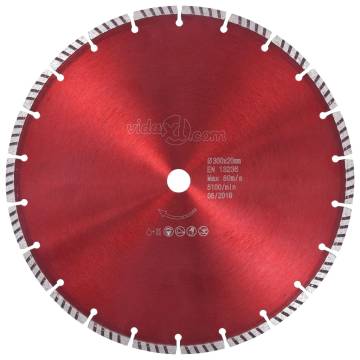 Diamond Cutting Disc with Turbo Steel 300 mm | HipoMarket