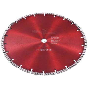 Diamond Cutting Disc with Turbo Steel 300 mm | HipoMarket