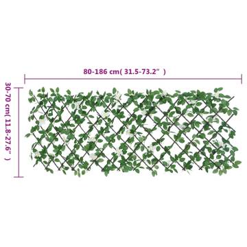 Artificial Ivy Trellis Expandable Green 186x30 cm | Hipomarket