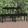 2-Seater Garden Bench Black 159.5x44x45 cm Solid Wood Pine Colour black pine Size 159.5 x 44 x 45 cm Quantity in Package 1 Number of 