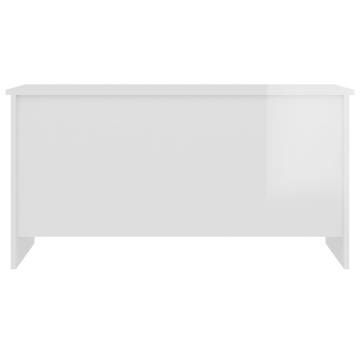 High Gloss White Coffee Table - Stylish & Functional Design