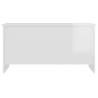 High Gloss White Coffee Table - Stylish & Functional Design