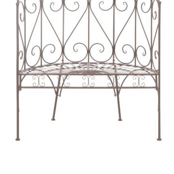 Antique Brown Iron Garden Bench - 95 cm | HipoMarket