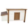 @Pet Outdoor Chicken House | 136x74.5x75 cm | Durable Wooden Coop