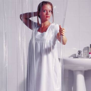 RIDDER Shower Curtain Brilliant 180x200 cm - Waterproof & Practical