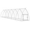 Rabbit Cage Silver 600x105x120 cm - Galvanised Steel Enclosure