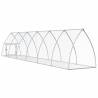 Rabbit Cage Silver 600x105x120 cm - Galvanised Steel Enclosure