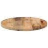 Round Solid Wood Table Top Ø 50x1.5 cm - Rustic Mango