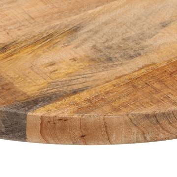 Round Solid Wood Table Top Ø 50x1.5 cm - Rustic Mango