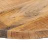 Round Solid Wood Table Top Ø 50x1.5 cm - Rustic Mango