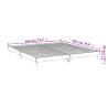 Grey Sonoma Bed Frame 180x200 cm Super King | HipoMarket