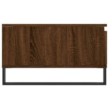 Stylish Brown Oak Coffee Table - 90x60x35 cm | HipoMarket