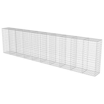 Gabion Wall with Covers - Galvanised Steel 600x50x150 cm