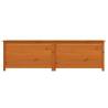 Outdoor Cushion Box Brown - Solid Fir Wood 200x50x56 cm