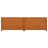 Outdoor Cushion Box Brown - Solid Fir Wood 200x50x56 cm